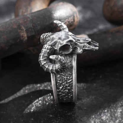 Bague Crane Bouc